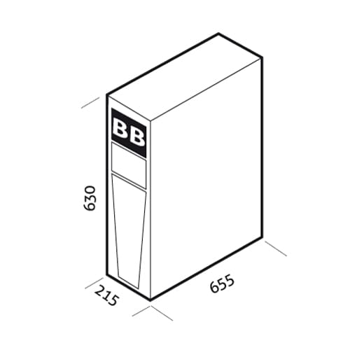 RPS(RIELLO UPS) - RIEK132240PB12F BBX 1320 240V BB B1 2F