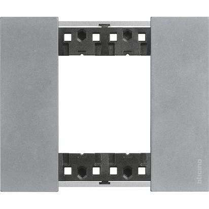 BTICINO S.P.A. - BTIKA4802NW L.NOW - PLACCA 2P MOON