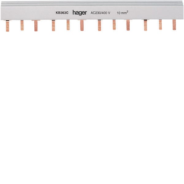 HAGER HAGKB363C BARR. A PUNTALE 3P 63A 24M