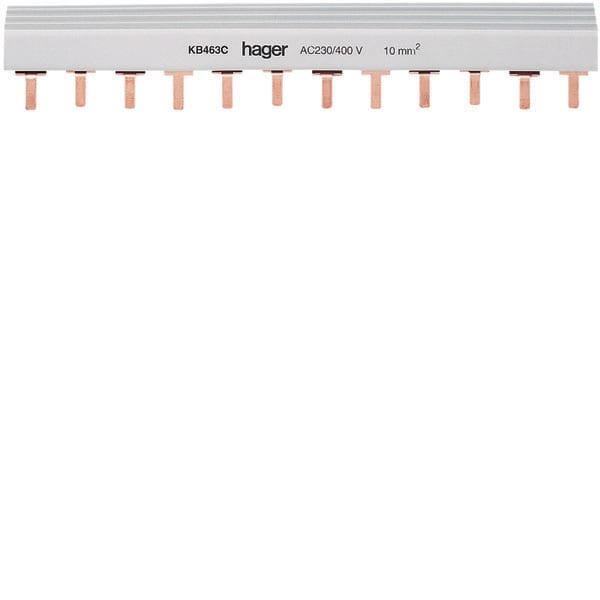 HAGER HAGKB463C BARR. A PUNTALE 4P 63A 24M