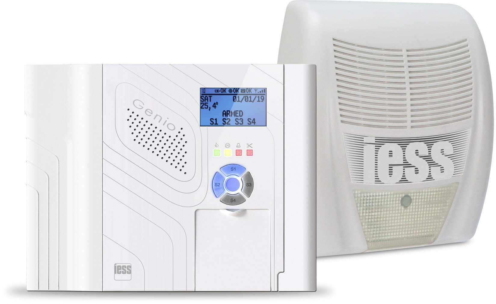 IESS SRL - EAAKIT1230 KIT ANTINTRUSIONE IBRIDO GENIODOMO+SEI40