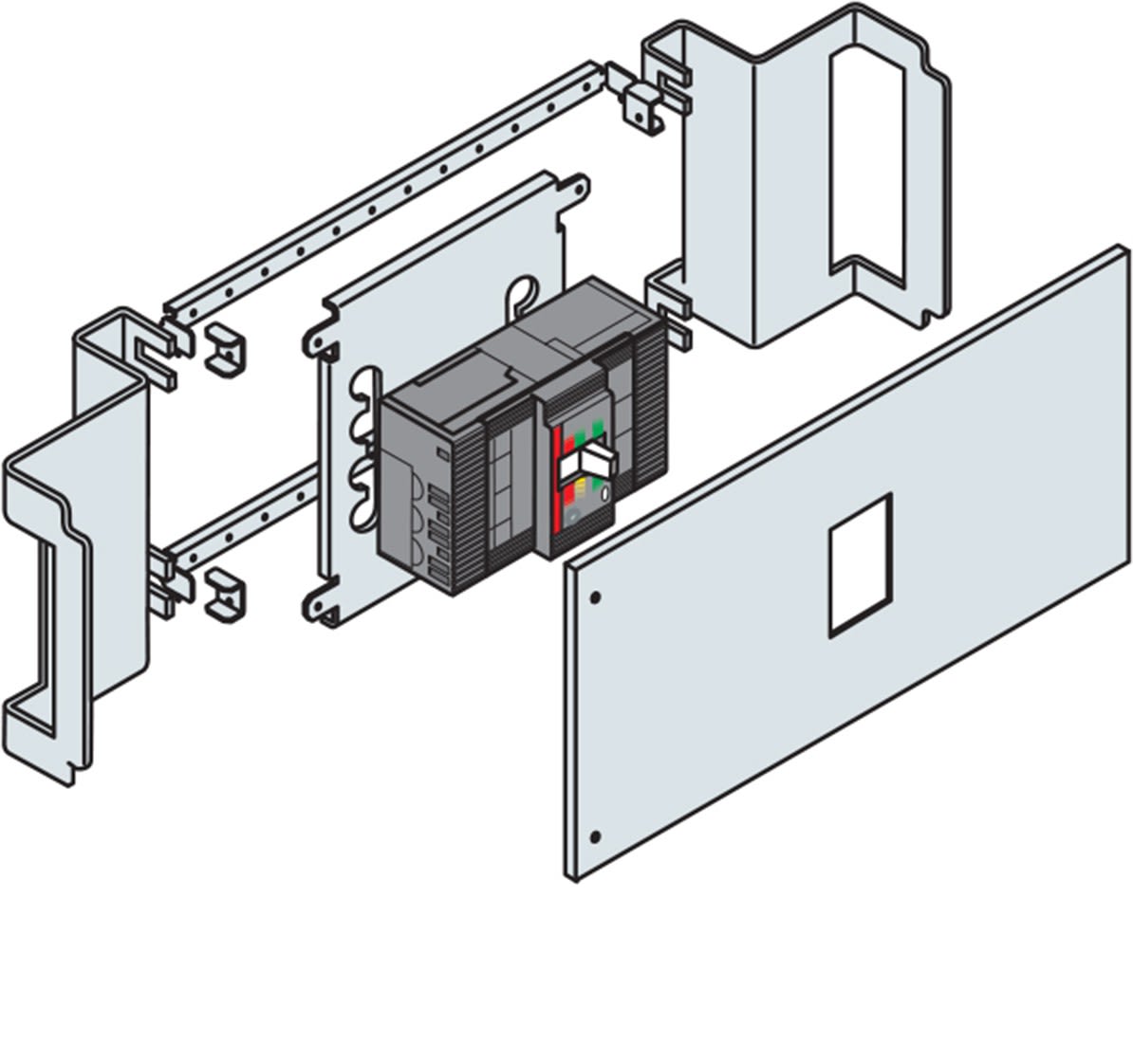 ABB SPA - ABBKL6113 KIT T6 ORIZZONTALE 3/4P 500X800MM (HXL)