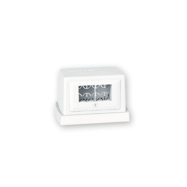 ARNOCANALI SPA ARNKP2504L.3 TORRETTA 4+4 MOD BTICINO BIANCO