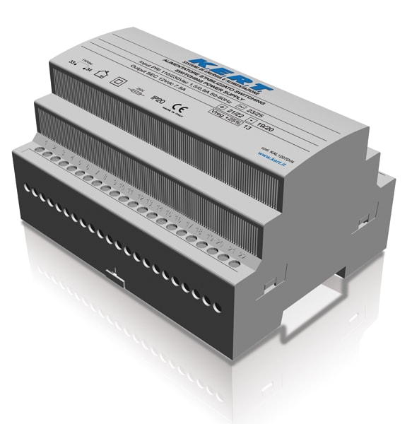 K.E.R.T. S.R.L. - KRTKAL1207DIN ALIMENTATORE SW DIN115/230VAC 12VDC 7A
