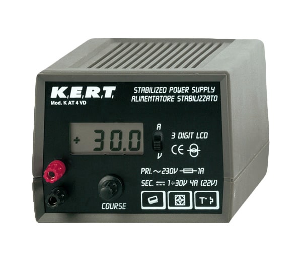 K.E.R.T. S.R.L. - KRTKAT10VD ALIMENTATORE STABILIZZATO 115VDC 6A LCD