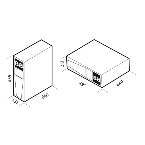 RPS(RIELLO UPS) - RIEKSDU240PA300NPA BBX SDU 240V BB A3