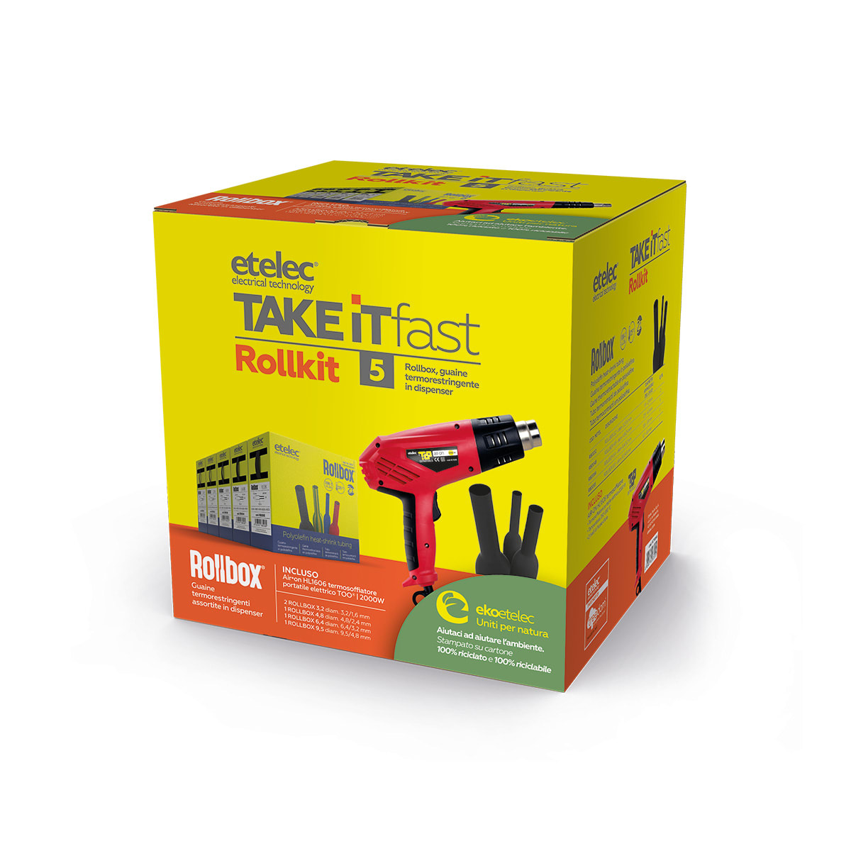 ETELEC S.R.L. - ETLKT1064 KIT PROMO 5 ROLLBOX+RISCALDATORE HL