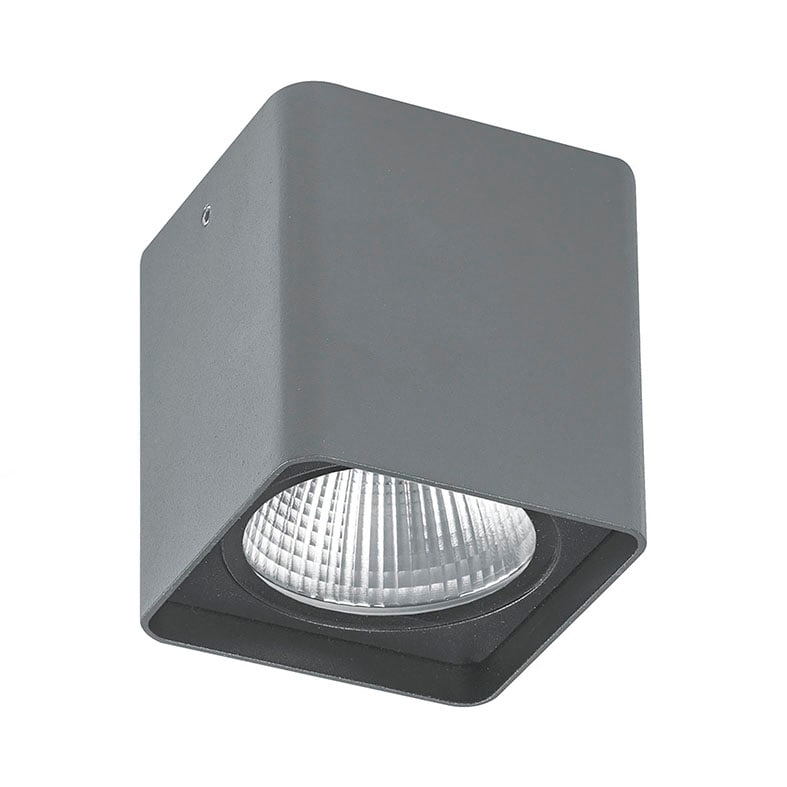 ROSSINI RSSKUB004GR DOWNLIGHT A PLAFONE QUADRATO GRIGIO LED