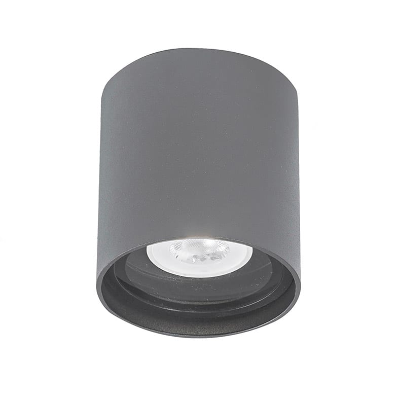 ROSSINI RSSKUB005GR DOWNLIGHT A PLAFONE TONDO GRIGIO GU10 IP