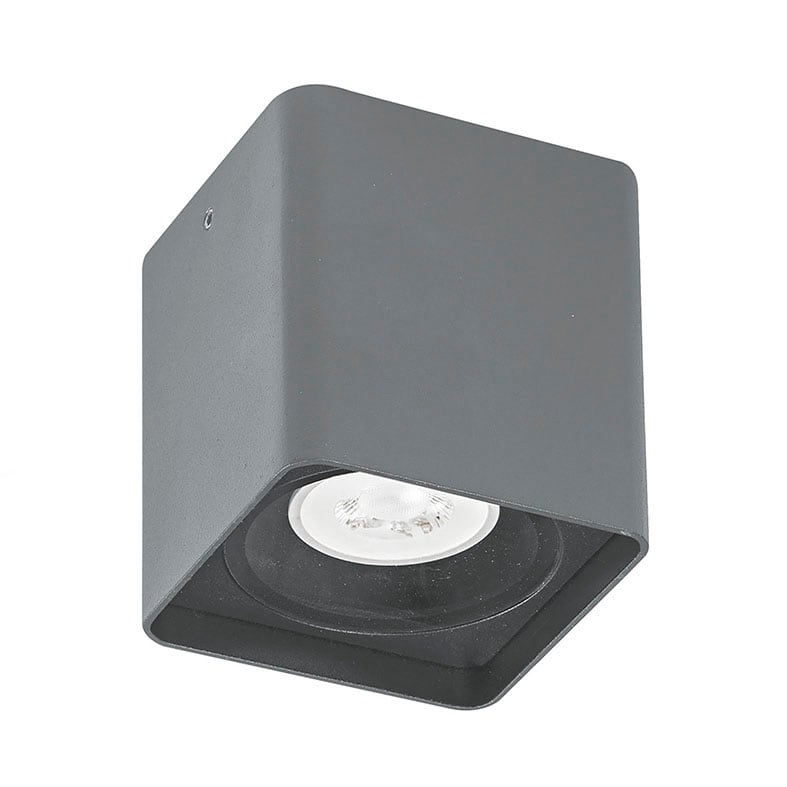 ROSSINI RSSKUB006GR DOWNLIGHT A PLAFONE QUADRATO GRIGIO GU10