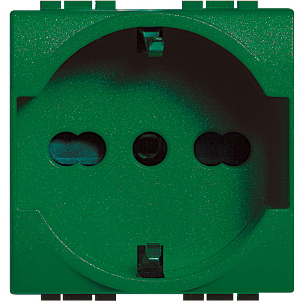 BTICINO BTIL4140X16V SchukoSDO+Ital 19mm SK Grun