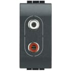 BTICINO - BTIL4281 LIVING INT - PRESA AUDIO RCAX2
