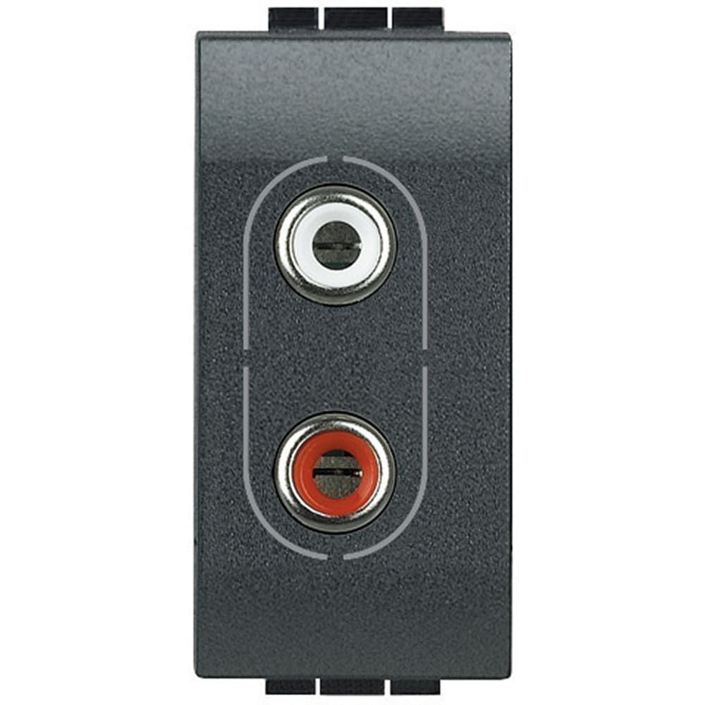 BTICINO BTIL4281 LIVING INT - PRESA AUDIO RCAX2
