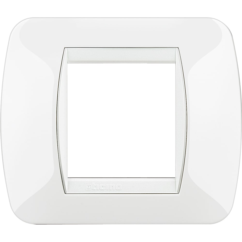 BTICINO BTIL4802BI LIVING INT - PLACCA 2P BIANCO