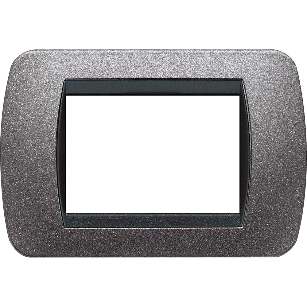 BTICINO BTIL4803GF LIVING INT - PLACCA 3 POSTI GRAFITE