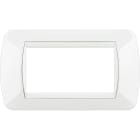 BTICINO - BTIL4804BI LIVING INT - PLACCA 4P BIANCO