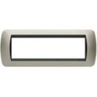 BTICINO - BTIL4807TC LIVING INT - PLACCA 7 POSTI TITANIO CHIA