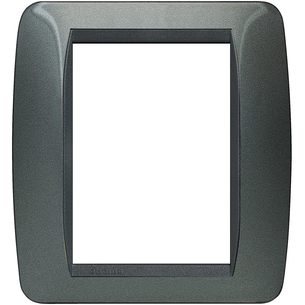 BTICINO BTIL4826AC LIVING INT - PLACCA 3+3 POSTI ACCIAIO SC