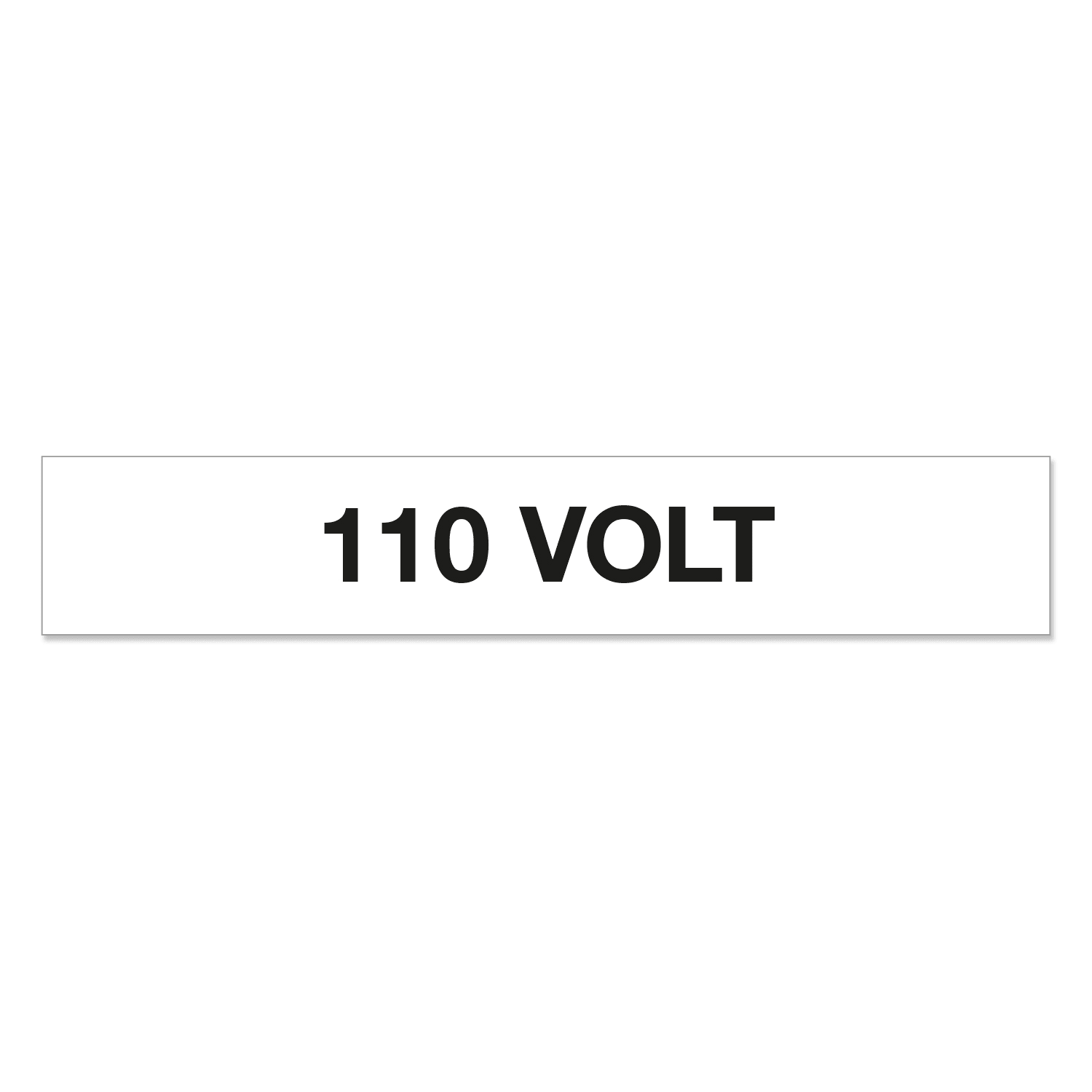 GRAFOPLAST SRL - GRALA12340F1 TARGH. 110VOLT 68X12MM CF.44PZ (1FG)