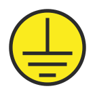 GRAFOPLAST SRL - GRALA22030F1 TONDA TERRA B/Y VINYL AD D=39 30PZ/FG