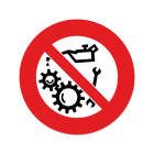 GRAFOPLAST SRL - GRALA36120F1 DIVIETO LUBRIFICAZIONE VINYL AD.D39MM 30