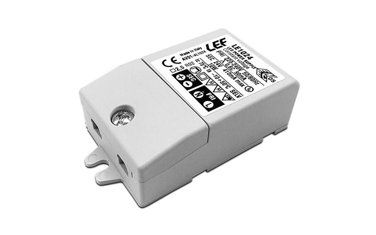 L.E.F. SRL - LEFLE1024 ALIM. LED TENS. COSTANTE 10W 24VDC IP20