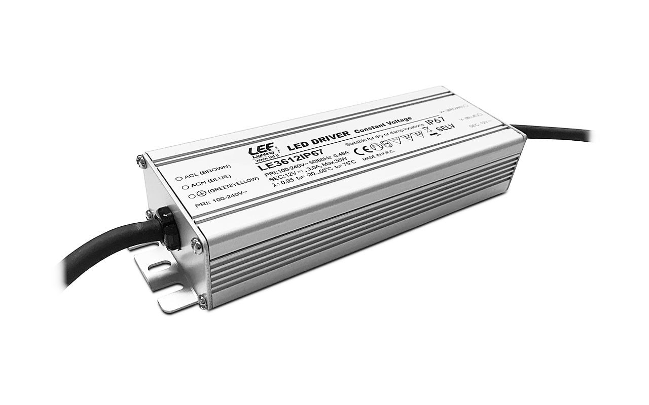 L.E.F. SRL - LEFLE15012IP67 ALIM. LED TENS. COSTANTE 150W 12VDC IP67