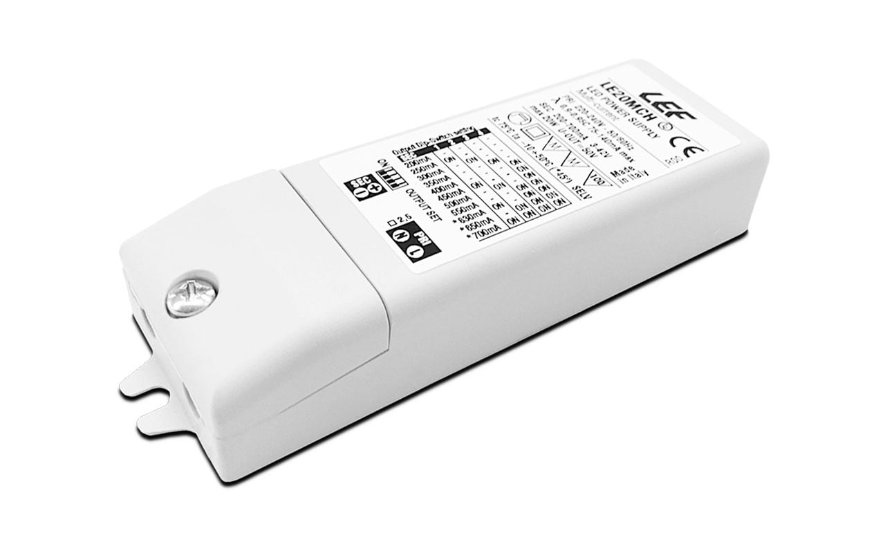 L.E.F. SRL - LEFLE20MCH ALIM. LED. MULTICORRENTE 250?700MA 20W