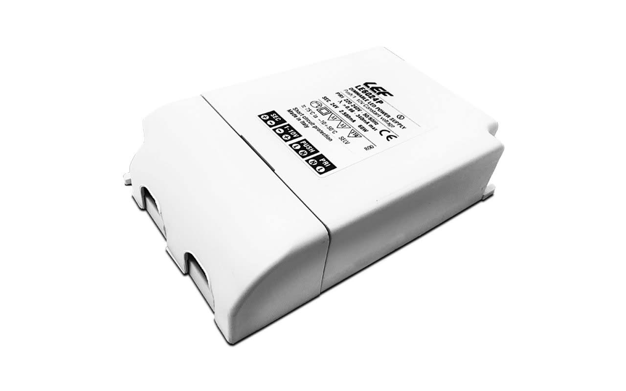 L.E.F. SRL - LEFLE6024P ALIM. LED TENS.COST.60W 24VDC PUSH/1-10V