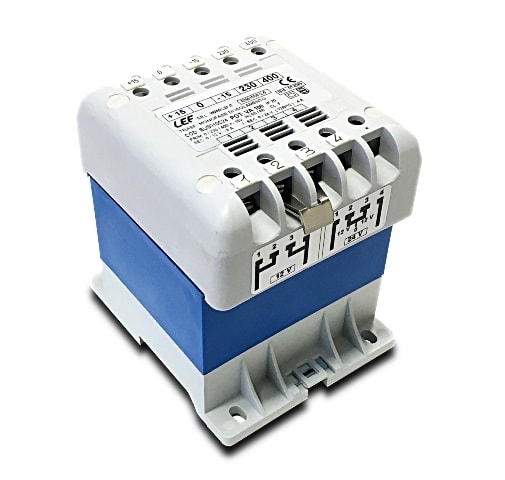 L.E.F. SRL - LEFEUI0025C230 TRASFORMATORE MONOFASE 25VA 230.400V/115÷230 SCATOLA IP20