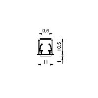 BTICINO (LEGRAND) - LEG030098 DLP-MINICANALE GUIDACAVO 10X10 BIANCO