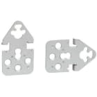 LEGRAND - LEG036406 SUPPORTI. ACCIAIO INOX. FISSAGGIO A PARE