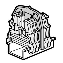 BTICINO (LEGRAND) - LEG037563 VIKING3-SEPARATORE MORSETTI 2PIANI