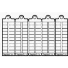 LEGRAND - LEG039502 VIKING3-FOGLI ETICHETTE BIANCHEL=8MM