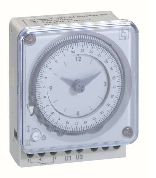 LEGRAND LEG049754 MaxiRex QT,analoge Tagesschaltuhr m.Gang
