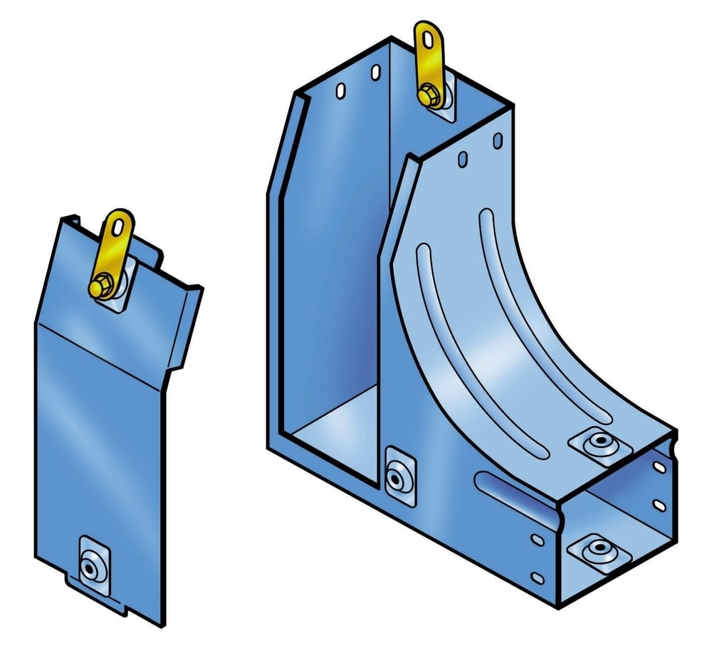 BTICINO (LEGRAND) - LEG31AGB050Z P31-CURVA DX VAR. PIANO SALITA 50X50 Z
