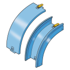 LEGRAND - LEG31APC150X P31-CURVA IN DISCESA 90? 150X75 INOX