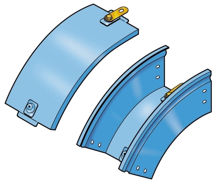 BTICINO (LEGRAND) - LEG31AQD150Z P31-CURVA IN DISCESA 45? 150X100 Z