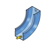 LEGRAND - LEG31BMC150Z P31-CURVA IN SALITA 90? BASE 150X75 Z