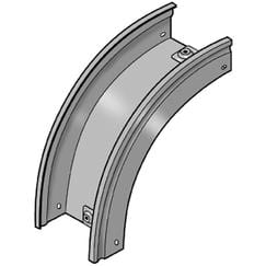 BTICINO (LEGRAND) - LEG31BPB050C P31-CURVA IN DISCESA 90? BASE 50X50 Z/C