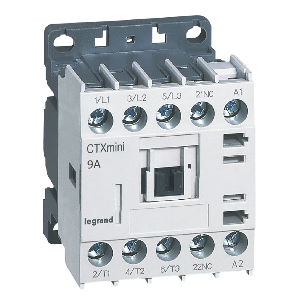 LEGRAND LEG417036 CTX3 MINI - CONT 3P 9A 1NC 230VAC