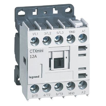 BTICINO (LEGRAND) - LEG417040 CTX3 MINI - CONT 3P 12A 1NO 24VAC