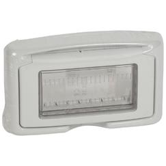 BTICINO (LEGRAND) - LEG680635 PLEXO VELA - PLACCA IP55 4M GRIGIA