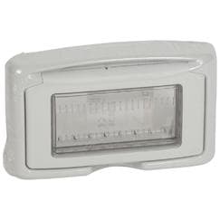 BTICINO (LEGRAND) - LEG680635 PLEXO VELA - PLACCA IP55 4M GRIGIA