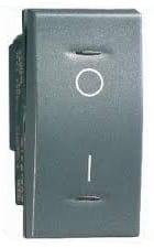 BTICINO (LEGRAND) - LEG682740 VELA SCURA - INTERRUTTORE 2P 16A