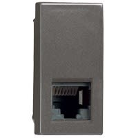 BTICINO (LEGRAND) - LEG682787 VELA SCURA - CONNETTORE RJ11(4/6) K10