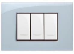 BTICINO (LEGRAND) - LEG685721 VELA QUADRA-GRIGIO ACQUA RIFLESSI 3M