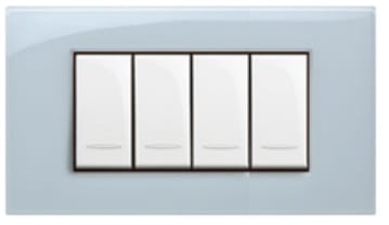 BTICINO (LEGRAND) - LEG685722 VELA QUADRA-GRIGIO ACQUA RIFLESSI 4M