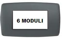 BTICINO (LEGRAND) - LEG685817 VELA TONDA-ANTRACITE 6M