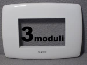 BTICINO (LEGRAND) - LEG685827 VELA TONDA-BIANCO METAL 3M